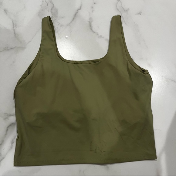 New Pacsun Contour Shape Me Square Neck Tank Top in Sage Green XXL - Picture 5 of 9